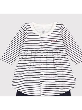 Petit Bateau Baby Cotton Sailor Dress 3M
